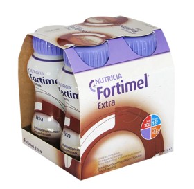 Nutricia Fortimel Extra Chocolate 4x200ml – Θρεπτικό Συμπλήρωμα Διατροφής Πλούσιο σε Πρωτεΐνες με Γεύση Σοκολάτα
