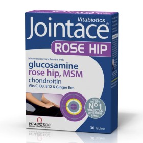 Vitabiotics Jointace Rose Hip MSM 30 ταμπλέτες - Συμπλήρωμα διατροφής με Γλυκοσαμίνη & Χονδροϊτίνη