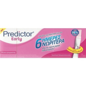 Predictor Early 1 Τεστ εγκυμοσύνης με απάντηση έως 6 ημέρες νωρίτερα