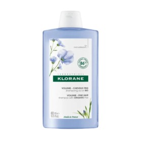 Klorane Shampoo Lin 400ml -  Σαμπουάν με Βιολογικό Λινάρι για Όγκο