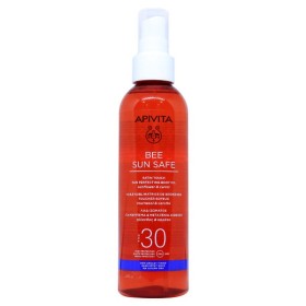 Apivita Bee Sun Safe Tan Body Oil SPF30 200ml - Αντηλιακό λάδι σώματος για μαύρισμα