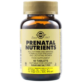 Solgar Prenatal Nutrients Tablets – Συμπλήρωμα για Εγκύους και Θηλάζουσες