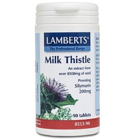 Lamberts Milk Thistle Providing Silymarin 200mg, 90 Ταμπλέτες - Γαϊδουράγκαθο