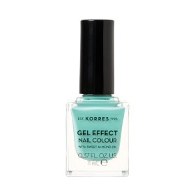 Korres Gel Effect Nail Colour With Sweet Almond Oil 11ml - Βερνίκι Νυχιών 98 Aquatic Turquoise