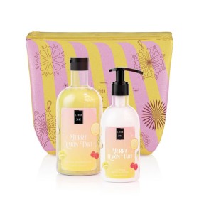 Lavish Care Merry Lemon Tart Christmas Set Bath & Shower Gel 500ml & Glitter Body Lotion 300ml - Σετ Αφρόλουτρο & Κρέμα Σώματος