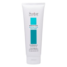Sostar MorninGlow Face Wash 150ml - Αφρώδες Τζελ Καθαρισμού για Λιπαρές Επιδερμίδες