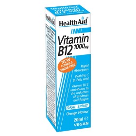 Health Aid Vitamin B12 1000μg Oral Spray 20ml - Συμπλήρωμα Νευρικού Συστήματος με Β12