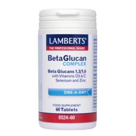 Lamberts Beta Glucan Complex 60 Ταμπλέτες - Για ενίσχυση του ανοσοποιητικού