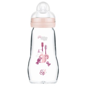 MAM Μπιμπερό Γυάλινο Feel Good 2+ Μηνών Κορίτσι 260ml