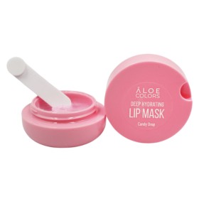 Aloe Colors Candy Drop Deep Hydrating Lip Mask Pink 10ml – Μάσκα Χειλιών με Υαλουρονικό Οξύ & Aloe Vera