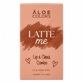 Aloe Colors Latte Me Lip & Cheek Stick 5g + Lip Liner 0.5g