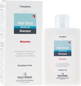 Frezyderm Promo Hair Force Shampoo Women 100ml – Σαμπουάν για την Γυναικεία Τριχόπτωση 200ml με Δώρο Επιπλέον Ποσότητα