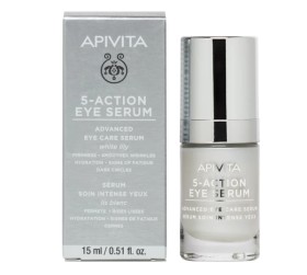 Apivita 5 Action Eye Serum 15ml – Όρος Ματιών 5 Δράσεων με Λευκό Κρίνο