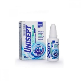 Intermed Unisept Buccal Oral Drops 30ml - Στοματικές σταγόνες με ενεργό οξυγόνο