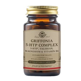 Solgar Griffonia 5-HTP Complex, 30veg. caps - Συμπλήρωμα Διατροφής για την Διαχείριση του Άγχους