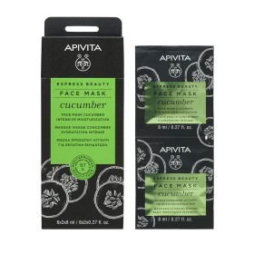 Apivita Express Beauty Cucumber 2x8ml - Μάσκα Προσώπου με Αγγούρι για Εντατική Ενυδάτωση