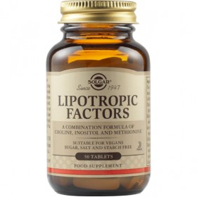 Solgar Lipotropic Factors – Για απώλεια βάρους & Μείωση της Χοληστερίνης 50 ταμπλέτες