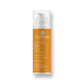 Corium Line Sunscreen Light Cream SPF50 Matte Effect 50ml – Λεπτόρρευστη Αντιηλιακή Κρέμα Προσώπου