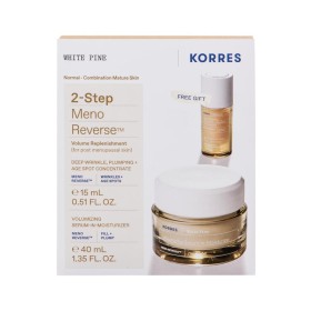 Korres White Pine Moisturizer Serum 40ml & Deep Wrinkle Plumping and Age Spot Concentrate 15ml -  Λευκή Πεύκη Αναπλήρωση Όγκου Κρέμα Ημέρας &  Λευκή Πεύκη Αναπλήρωση Όγκου Ορός Προσώπου