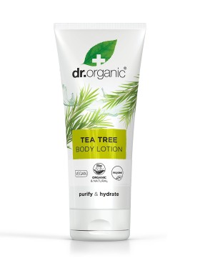 Dr.Organic Tea Tree Lotion 200ml - Αντισηπτικό Τζελ για τον Καθαρισμό του Προσώπου