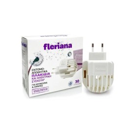 Power Health Fleriana 30 πλακίδια - Εντομοαπωθητικά Πλακίδια & Ηλεκτρική Συσκευή για Κουνούπια & Σκνίπες