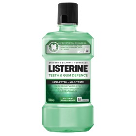 LISTERINE® Teeth & Gum Defence 500ml - Στοματικό Διάλυμα με Ήπια Γεύση