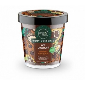 Organic Shop Body Desserts Hot Chocolate 450ml - Θερμαντικό απολεπιστικό σώματος Ζεστή σοκολάτα