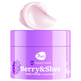 7DAYS Berry & Shea Body Cream 250ml - Κρέμα Σώματος για Ενυδάτωση και Προστασία