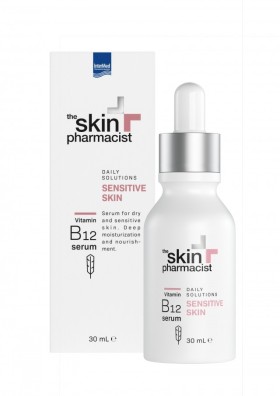 Intermed The Skin Pharmacist Sensitive Skin B12 Serum 30ml – Ορός βαθιάς ενυδάτωσης για πολύ ξηρό και ευαίσθητο δέρμα