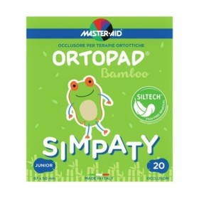 Master Aid Junior Simpaty 6,7x5cm, 20 τεμάχια - Παιδικά Οφθαλμικά Αυτοκόλλητα