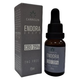 Cannsun Endora Drops CBD 25% THC Free 15ml – Έλαιο Κάνναβης