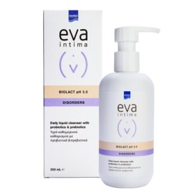 Intermed Eva Intima Biolact Liquid Cleanser 250ml - Υγρό καθημερινού καθαρισμού με προβιοτικά και πρεβιοτικά