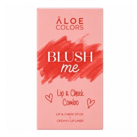 Aloe Colors Blush Me Lip & Cheek Stick + Lip Liner Set