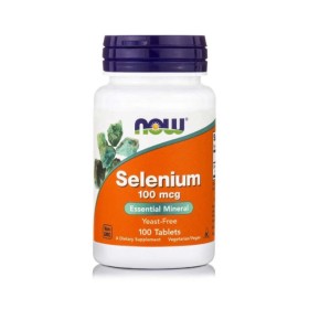 Now Foods Selenium 100mcg 100 Φυτικές Κάψουλες