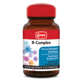 Lanes B-Complex 60 ταμπλέτες – Συμπλήρωμα διατροφής με Βιταμίνες του συμπλέγματος Β