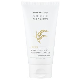 Thank You Farmer Rice Pure Clay Mask to Foam Cleanser 150ml – Mάσκα Αργίλου