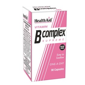 Health Aid Vitamin B-Complex Supreme 90caps – Συμπλήρωμα Διατροφής με Σύμπλεγμα Βιταμινών Β