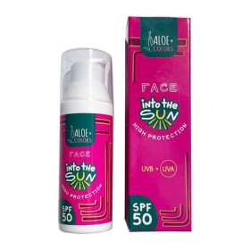 Aloe Colors Into The Sun Face Sunscreen SPF50 50ml – Αντηλιακή κρέμα προσώπου