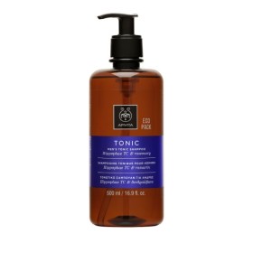 Apivita Mens Tonic Shampoo 500ml ECO Pack - Τονωτικό σαμπουάν κατά της τριχόπτωσης για άνδρες με ιπποφαές και δενδρολίβανο