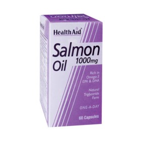 Health Aid Salmon Oil 1000mg Omega 3 EPA & DHA 60caps – Συμπλήρωμα Ω3 με Έλαιο Σολομού