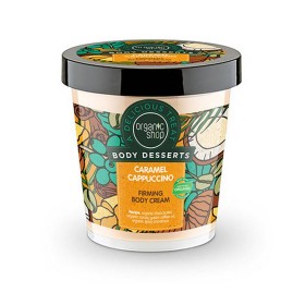 Organic Shop Body Desserts Caramel Cappuccino 450ml - Συσφικτική κρέμα σώματος Καραμέλα Καπουτσίνο