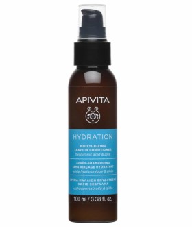 Apivita Hydration Moisturizing Leave In Conditioner 100ml - Κρέμα Ενυδάτωσης Μαλλιών χωρίς Ξέβγαλμα