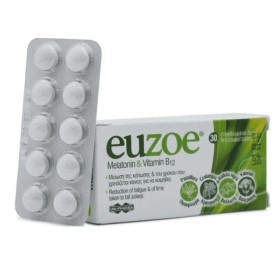 Uni-Pharma Euzoe Melatonin Vitamin B12 30 ταμπλέτες