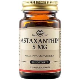 Solgar Astaxanthin 5mg 30softgels – Συμπλήρωμα Διατροφής με Αντιοξειδωτική Δράση για Προστασία Οφθαλμών από Εκφυλιστικές Αλλοιώσεις