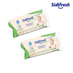 Sidifresh Premium μωρομάντηλα 140τμχ. (2X70τμχ.)