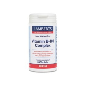 Lamberts Vitamin B-100 Complex - Σύμπλεγμα Βιταμίνης B  60 Ταμπλέτες