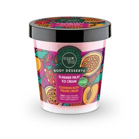 Organic Shop Body Desserts Summer Fruit Ice Cream 450ml - Καθαριστικό Peeling Σώματος Καλοκαιρινό Παγωτό Φρούτων