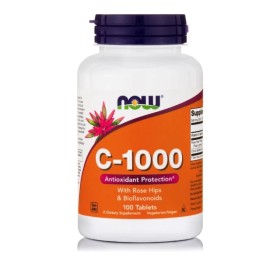 Now Foods C-1000 With Rose Hips And Bioflavonoids 100 ταμπλέτες