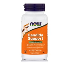 Now Foods Candida Support 90 κάψουλες - Συμπλήρωμα διατροφής για την εντερική χλωρίδα