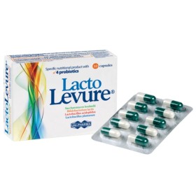 Uni-Pharma Lacto Levure 10 Κάψουλες – Συμπλήρωμα Διατροφής με 4 Προβιοτικά